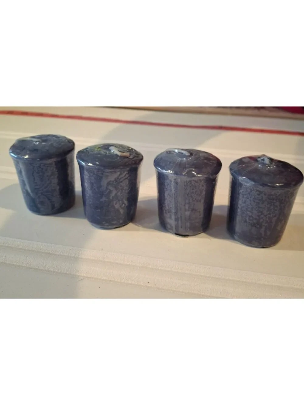 Lot of 4 Yankee Candle Mediterranean Breeze Votive Sampler Candles New